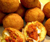 Sicilian style fried rice balls