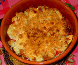 Lucanian style baked potatoes