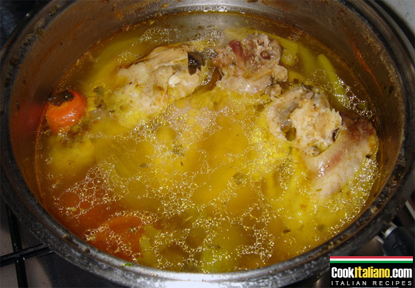 Chicken broth