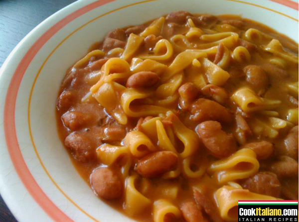 Pasta with beans - Ricetta