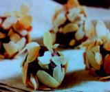 Chocolate and almonds truffles