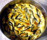 Baking pan of mussels