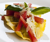 Cappellotti with pike fillets and v...