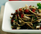 Linguine with baby cuttlefish