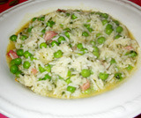 Rice with green peas