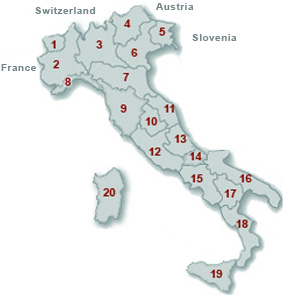 Italy map